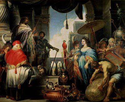 Salomone e la Regina di Saba da Erasmus Quellinus II